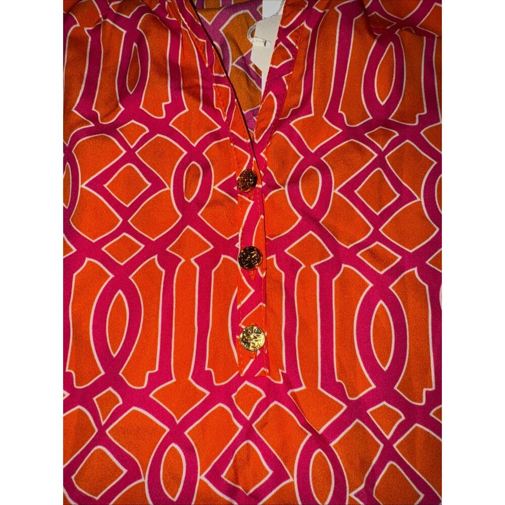 Mud Pie Ladies Dress Pink And Orange Small 4/6 NWT - Picture 7 of 7